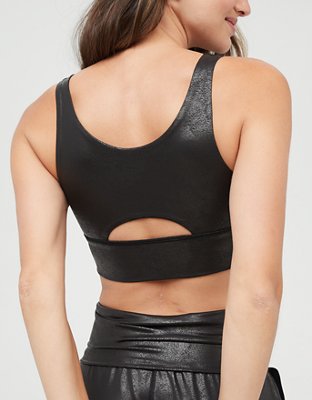 OFFLINE By Aerie The Hugger Crackle Sports Bra