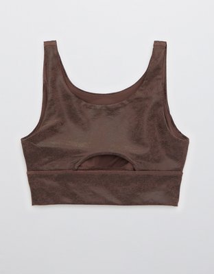 OFFLINE By Aerie The Hugger Crackle Sports Bra