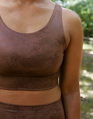 OFFLINE By Aerie The Hugger Crackle Sports Bra