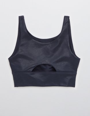 OFFLINE By Aerie The Hugger Crackle Sports Bra