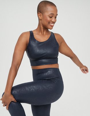 OFFLINE By Aerie The Hugger Crackle Sports Bra