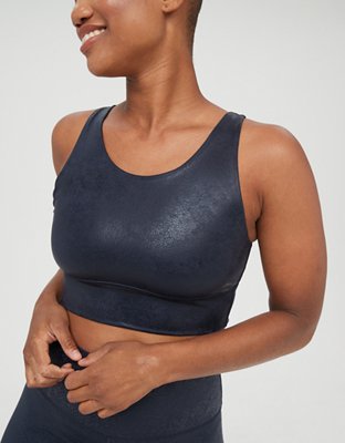 OFFLINE By Aerie The Hugger Crackle Sports Bra