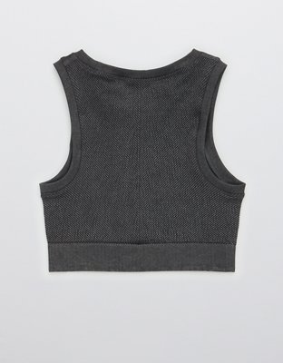 OFFLINE By Aerie Seamless Macrame Longline Sports Bra