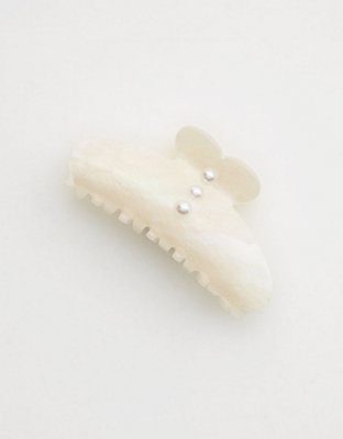 Aerie Iridescent Pearl Claw Clip