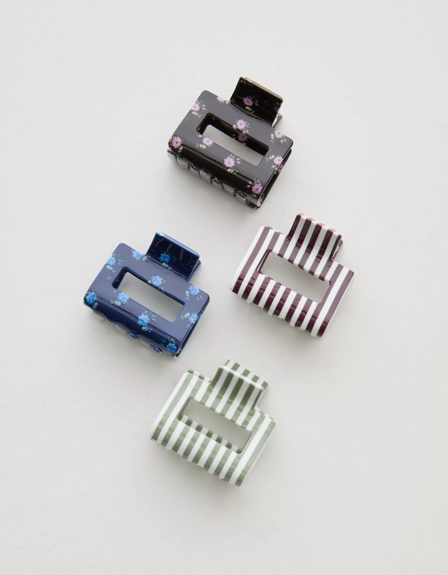 Aerie Square Hair Clip 4-Pack - thumbnail 2