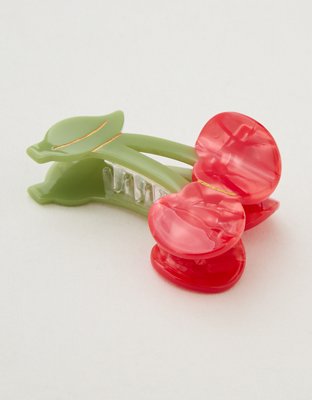 Aerie Cherry Claw Clip