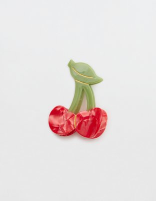 Aerie Cherry Claw Clip