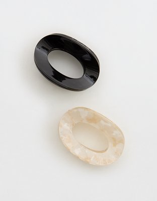 Aerie Circle Cutout Claw Clip 2-Pack