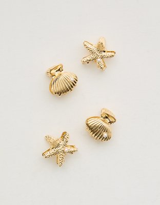 Aerie Mini Shell Hair Clip 4-Pack from American Eagle - $19.95