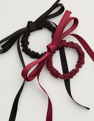 Aerie Organze Scrunchie Bow 2-Pack