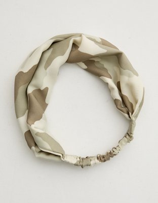 Aerie Satin Scrunched Headband