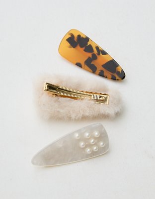 Aerie Hair Clip 3-Pack