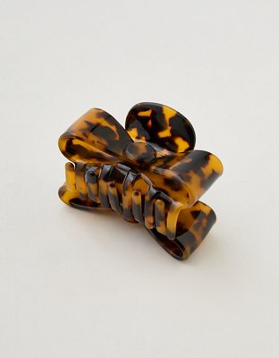Женские аксессуары для волос Aerie Large Bow Claw Clip, цвет: Torte — фото 2