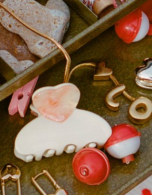 Aerie Small Peaking Heart Clip 2-Pack