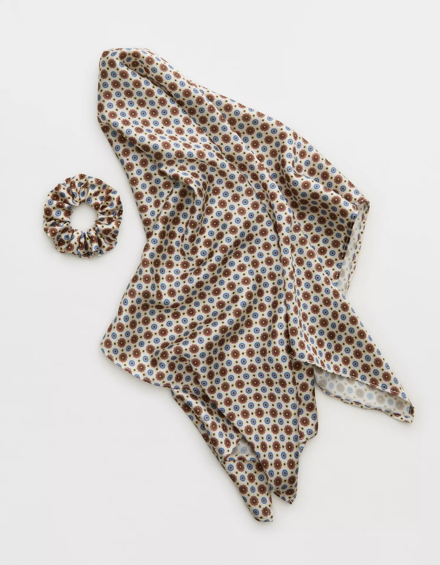 Aerie Satin Headscarf and Scrunchie - thumbnail 3