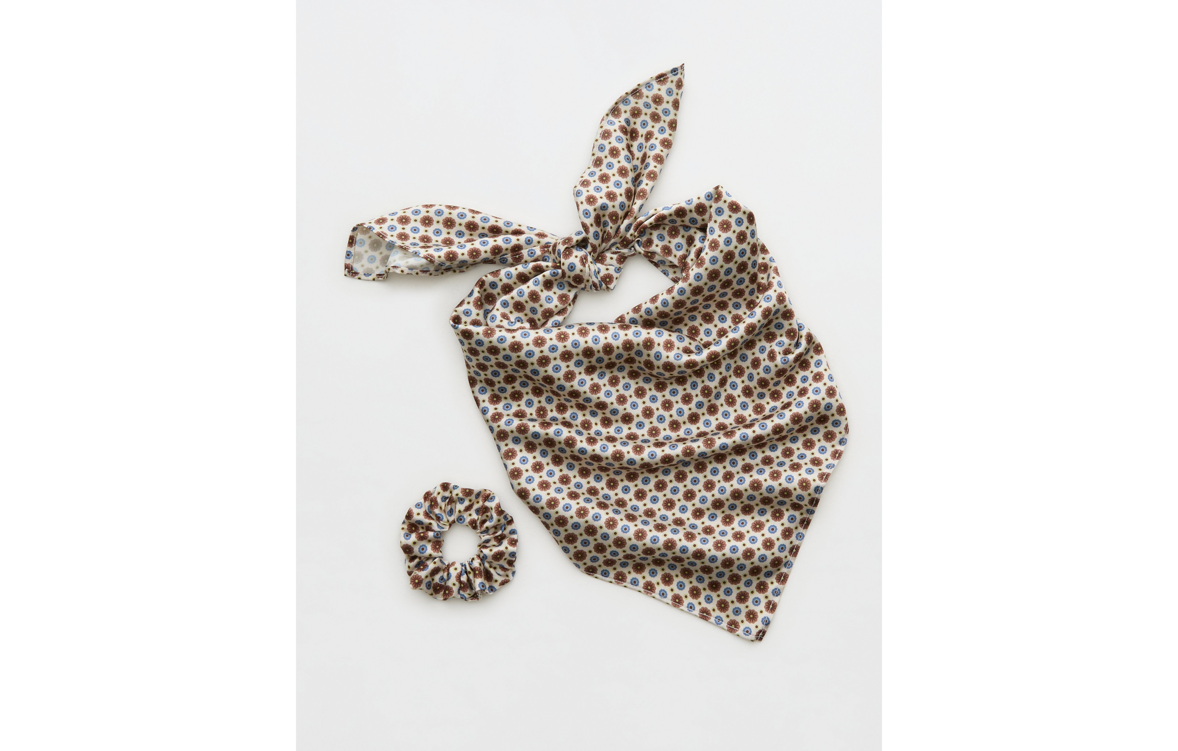 Aerie Satin Headscarf and Scrunchie