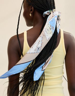 Aerie Satin Headscarf and Scrunchie