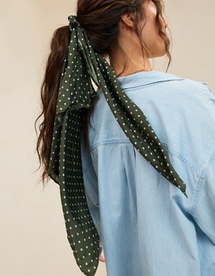 Aerie Satin Headscarf and Scrunchie