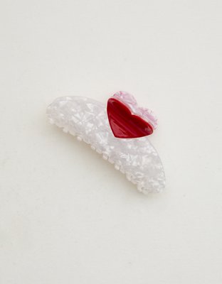 Aerie Large Peaking Heart Clip