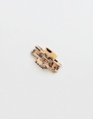 Аксессуары для волос Aerie Rectangle Claw Clip, цвет: Torte — фото 2