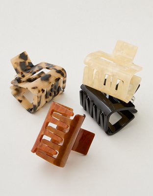 Aerie Square Claw Clip 4-Pack
