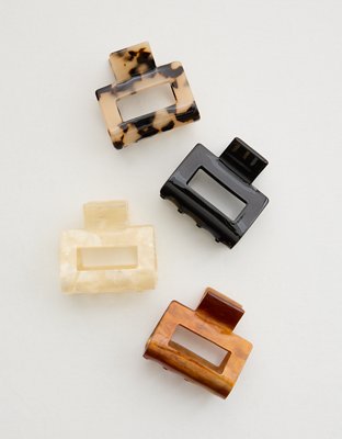 Aerie Square Claw Clip 4-Pack from American Eagle - $24.95