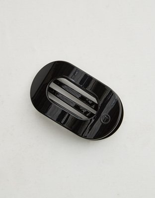 Teleties Tortoise Medium Unbreakable Flat Round Hair Clip