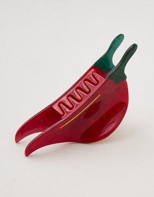 Aerie Chili Pepper Claw Clip