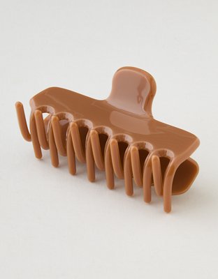 Женские аксессуары для волос Aerie Jelly Large Claw Clip, цвет: Пляжный дюнный — фото 2