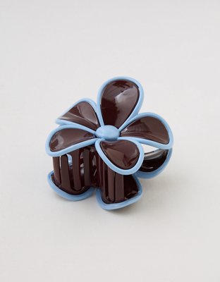 Aerie Two Tone Flower Hair Clip
