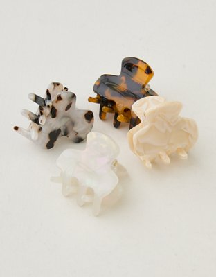 Aerie Torte Mini Hair Clip 4-Pack