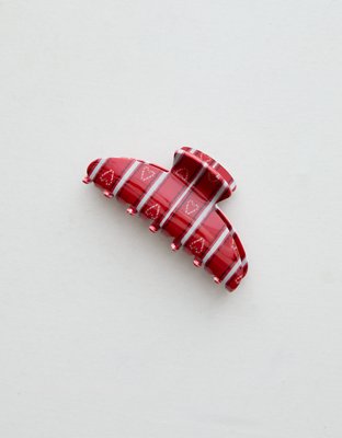Аксессуары для волос Aerie Classic Claw Clip, цвет: Яркий красный