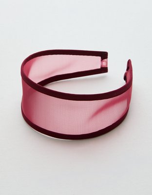 Аксессуары для волос Aerie Sheer Headband, цвет: Королевский синий ягодный — фото 2