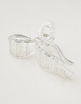 Aerie Shimmer Bow Clip