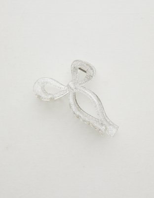 Aerie Shimmer Bow Clip