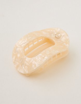 Teleties Large Flat Round Hair Clip