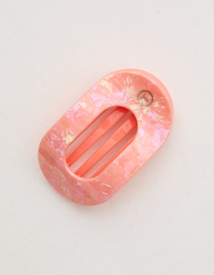 Teleties Large Flat Round Hair Clip