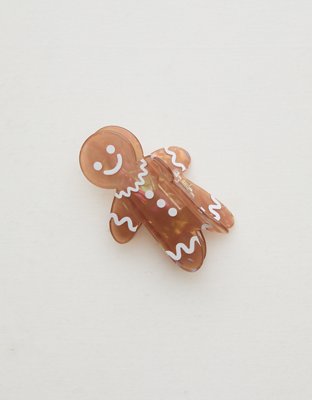 Женские аксессуары для волос Aerie Gingerbread Clip, цвет: Разноцветный