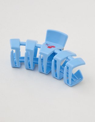 Женские аксессуары для волос Teleties Medium Claw Clip, цвет: Синий — фото 2