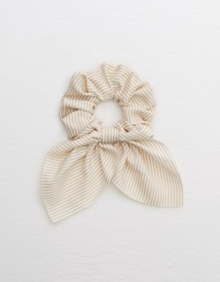 Aerie Striped Bow Scrunchie - 