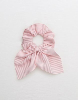 Aerie Striped Bow Scrunchie - 