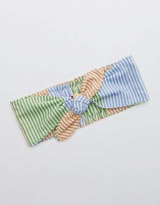 Женские аксессуары для волос Aerie Cotton Poplin Twist Headband — фото 2