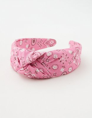 Женские аксессуары для волос Aerie Top Knot Cotton Headband — фото 2