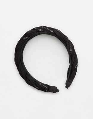 Aerie Metallic Braided Headband