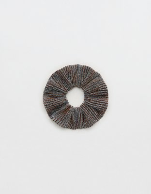 Женские аксессуары для волос Aerie Metallic Striped Scrunchie — фото 2