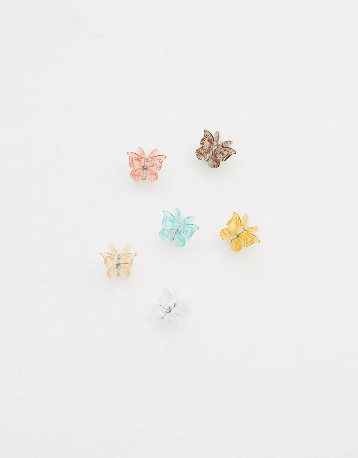 Aerie Mini Butterfly Hair Clip 6-Pack
