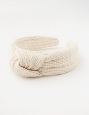 Aerie Waffle Top Knot Headband