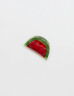 Aerie Jenny Lemons Mini Watermelon Hair Claw Clip — фото 2