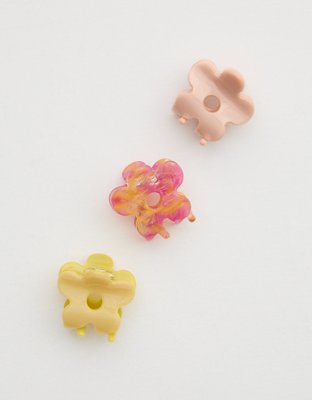 Aerie Mini Flower Clip 3-Pack