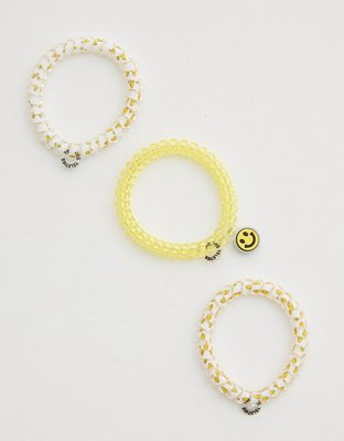 Женские аксессуары для волос Aerie Teleties Smiley® Hair Ties 3-Pack — фото 2